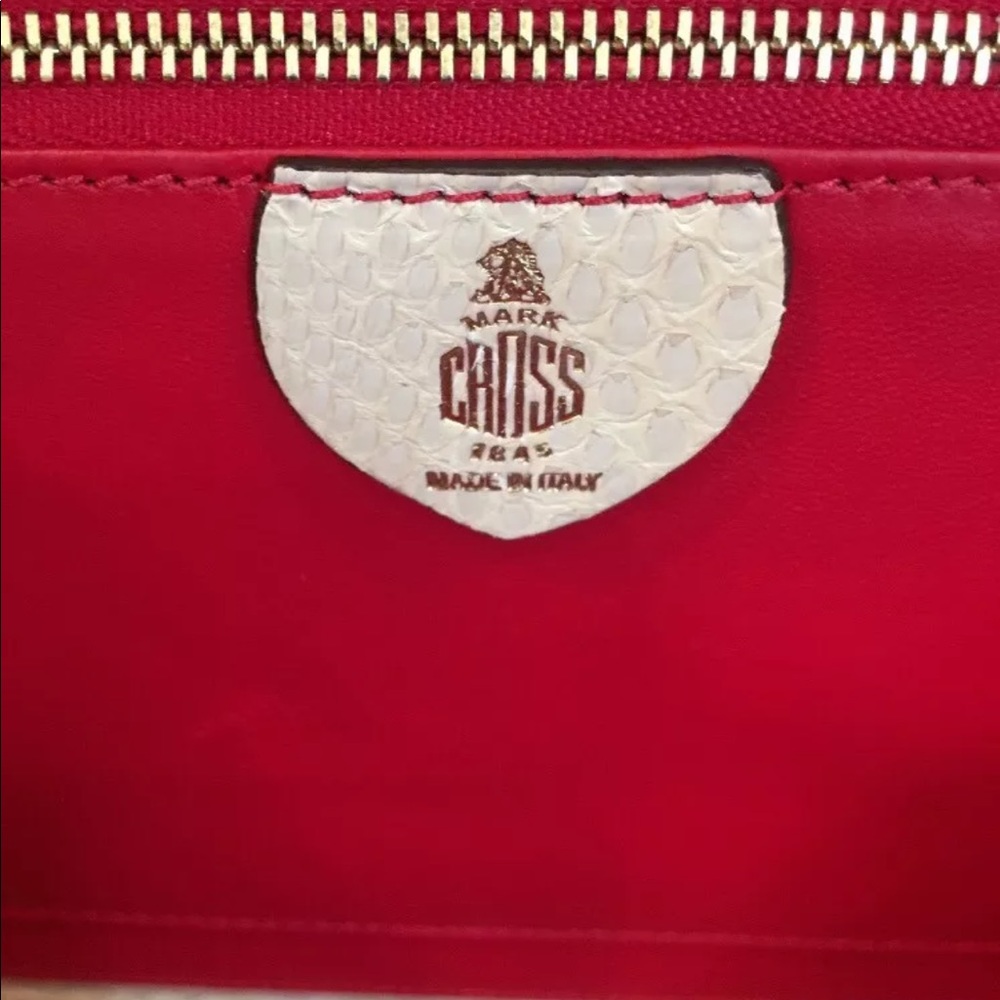 Mark Cross Grace Box Python Bag - image 5